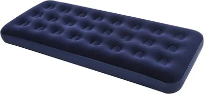 Produktbild von Luftbett Luftmatratze Gästebett Besuchermatratze für 1 Person Indoor und Outdoor aufblasbar blau