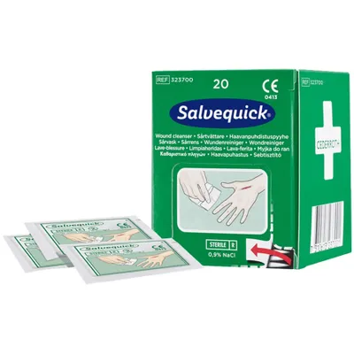 Produktbild von CEDERROTH Salvequick Wundreiniger 20 Stk./Box