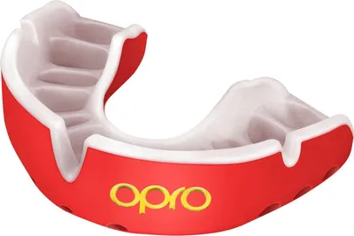 Produktbild von Opro Gold Ultra Fit Mundschutz - Rot / Weiß