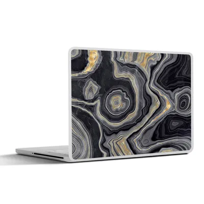 Produktbild von MuchoWow® Laptop Aufkleber Sticker Cover Edelsteine - Geode Stein - Achat 32.5x23.5 cm - Sticker für Laptop - Selbstklebend