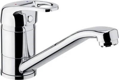 Produktbild von Waschtischarmatur – hochwertiger Messingkörper – verchromt – 360° schwenkbarer Auslauf / Armatur für niedrigen Wasserdruck / Küchenarmatur / Wasserhahn / TAV52