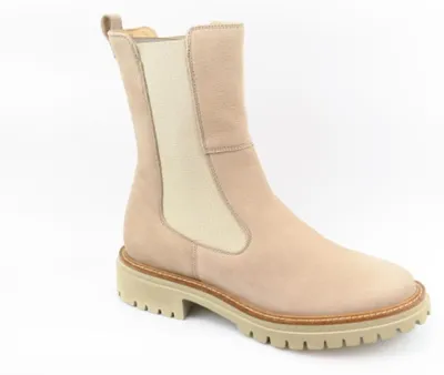 Produktbild von Paul Green Grained Nubuk Stiefelette Beige : 40.5