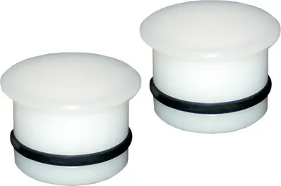Image de Bouchons pour lits à eau POM avec joint en caoutchouc - 2x - Joint pour tubulure de remplissage