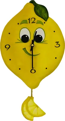 Immagine prodotto di Wanduhr Motiv Zitrone - Terrastudio Modell: 00.2213.00