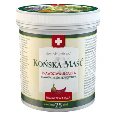 Zdjęcie produktu dla Końska maść rozgrzewająca 250 ml - Herbamedicus HERBAMEDICUS