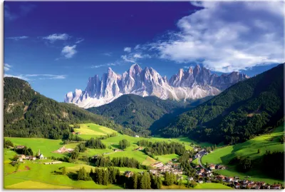 Produktbild von ARTland Leinwandbild Südtirol Größe: 60x40 cm