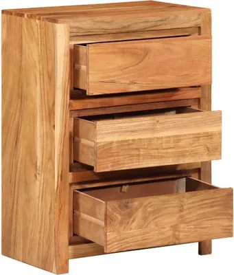 Produktbild von vidaXL Schubladenschrank 55x33x75 cm Massivholz Akazie