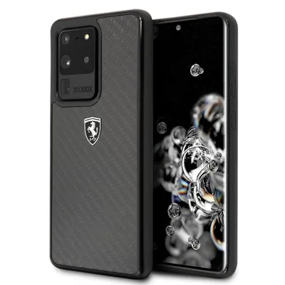 Immagine prodotto di Ferrari Custodia rigida Fehcahcs69Bk S20 Ultrag988 Black/Czarny Carbon Heritage
