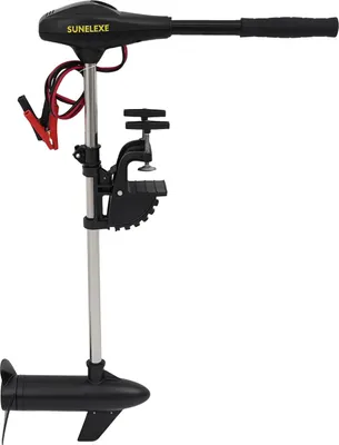 Produktbild von Elektrischer Außenborder - Trollingmotor - 12 V - Schub 300 kg - Bürstenmotor - F5-R2 - Ausziehbarer Griff - 3-Blatt-Propeller 7,6×22,9 cm - Schwarz