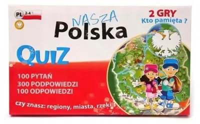 Zdjęcie produktu dla Promo Game Quiz 2W1 Nasza Polska Kto Pamięta ? 804501 Artyk