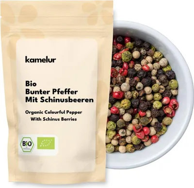 Image de Kamelur® Bio Poivre multicolore aux baies de Schinus 200 g