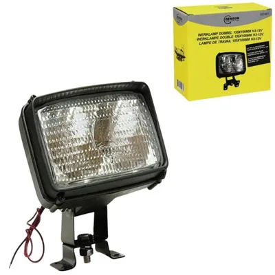 Zdjęcie produktu dla Podwójna lampa robocza czarna 16 cm