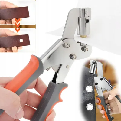 Zdjęcie produktu dla Napownica ręczna magnetyczna do oczek 10 mm zestaw 100 szt do plandek banerów namiotów tkanin i projektów DIY