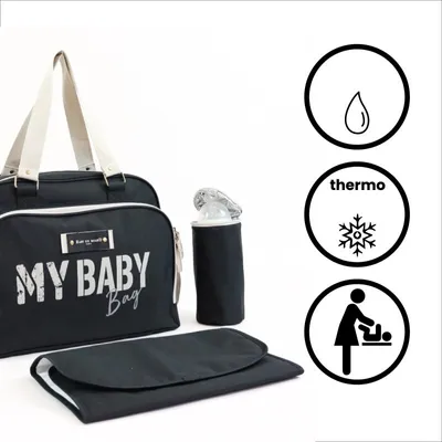 Obrázok produktu pre Prebaľovacia taška Simply Noir