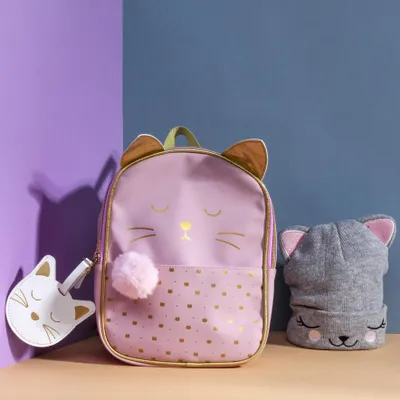 Image de Sac A Dos Chat Rose