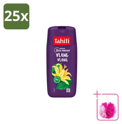 Immagine prodotto di 25 flaconi di gel doccia Tahiti Ylang Ylang - 315 ml - confezione risparmio - 25 pezzi