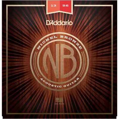 Image de Cordes métalliques D'Addario NB1356 pour guitare acoustique