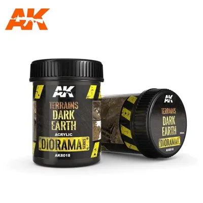 Produktbild von AK Interactive AK8018 - Terrains Dark Earth - 250Ml (Acrylic)  - Neu