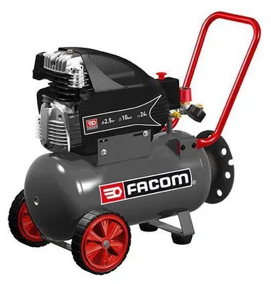 Image de Compresseur - Horizontal - Facom - Moteur induction - 24 L - 2,5 HP - 10 bars