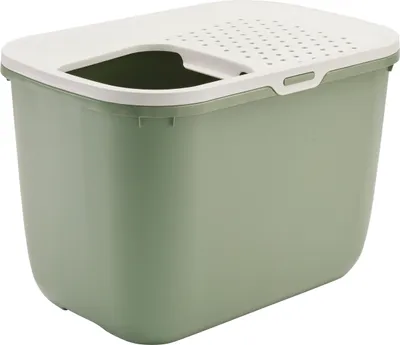 Produktbild von Savic Katzentoilette Hop In - weiß/grün