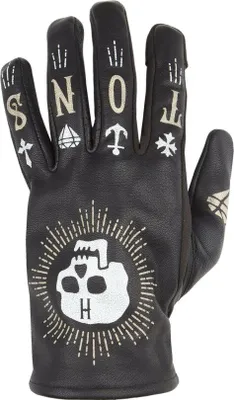 Image de Gants de moto Helstons Grafic Air pour femme, noir, 8