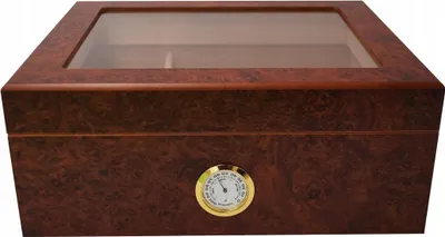 Zdjęcie produktu dla GERMANUS Humidor Desk I | Przezroczysta Pokrywa |na Ok. 50 Cygar