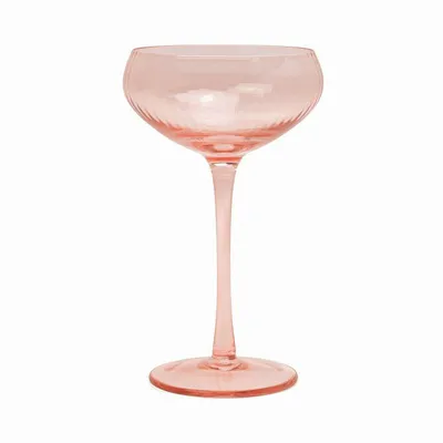 Image de The Lou – verre coupé – set de 2 en blush rose