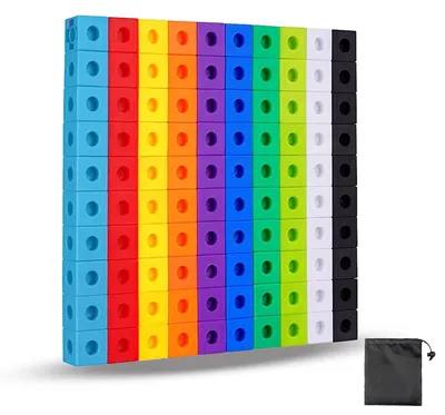 Imagen del producto de Juego de 100 cubos para actividades educativas y creativas