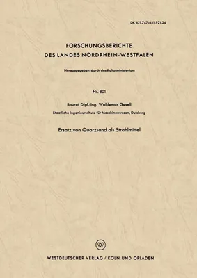 Produktbild von Ersatz von Quarzsand als Strahlmittel