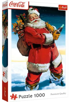 Produktbild von TREFL PUZZLE 1000 Coca-Cola Weihnachtsmann im Schnee 10923