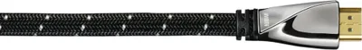 Produktbild von High Speed HDMI™-Kabel, St. - St., Gewebe, Filter, vergoldet, Ethernet, 1 m (00107769)