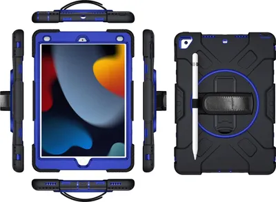 Produktbild von Tasche für iPad Pro 12.9" 2018/2020/2021 mit Drehständer Schwarz