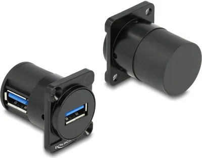 Immagine prodotto di DELOCK D-Typ Modul USB 2.0 Typ-A Buchse zu Buchse  90° gewin