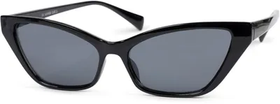Produktbild von styleBREAKER Damen Sonnenbrille im schmalen Cateye Stil, Katzenaugen Design, Kunststoff Rahmen und Polycarbonat Gläser, Retro Look 09020091