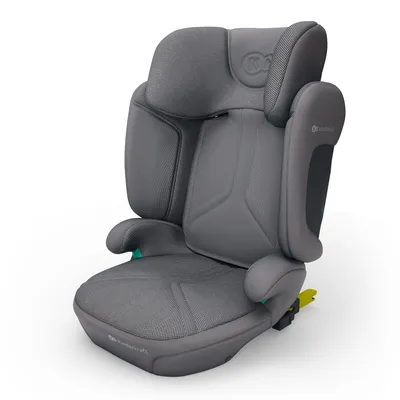 Produktbild von Kinderkraft Kindersitz XPAND 2 PRO i-Size – 100-150 cm – ISOFIX & Gurt – DUO EXPAND-System – Seitenaufprallschutz – klappbar, Grau