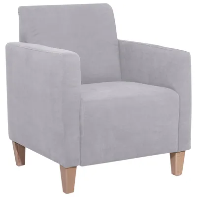 Produktbild von Max Winzer Sessel Milla - Velourstoff silber - Maße: 71 x 70 x 81 cm