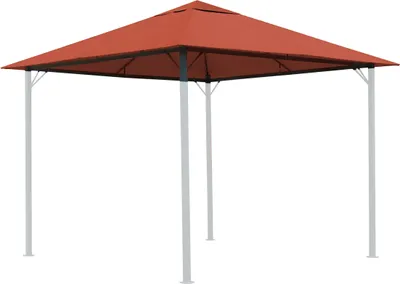 Produktbild von Ersatzdach für Garten Pavillon 3x3m Rotorange RAL 2001 Pavillondach Ersatzbezug