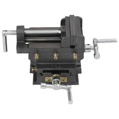 Produktbild von vidaXL Maschinenschraubstock Kreuztisch Handbetrieb 78 mm