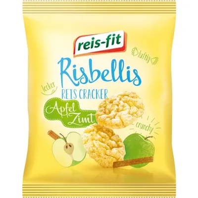 Produktbild von reis-fit Risbellis Reis Cracker Apfel Zimt 40g