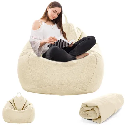 Image de Housse de coussin de relaxation pour enfants et adultes, 100 x 120 cm