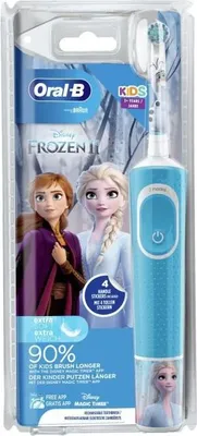 Zdjęcie produktu dla Oral-B Kids 80353465, Dziecko, Obrotowa szczoteczka do zębów, Codzienna pielęgnacja, Delikatny, Wielobarwny, 2 min, Bardzo miękki