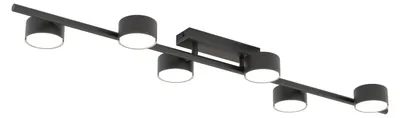 Obrázek produktu pro Závěsné svítidlo BET, černé, 6xGX53x10W, kov, rozměry: 9x100x19 cm, IP20, Emibig