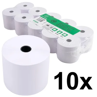 Produktbild von Exacompta Kassenrollen, 10er Pack, 57 mm x 40 m, extra-weiß