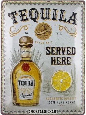 Immagine prodotto di Nostalgic-Art - Insegna in metallo 30 x 40 cm - Tequila Servita Qui