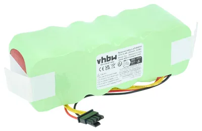 Produktbild von vhbw Akku kompatibel mit Ariete 271212ALBE, 271212ALDK, 271212ALES, 271212ALPT, 271221ALA, 271221AR0, 271212ALAL0 Saugroboter (2000 mAh, 14,4 V, NiMH)