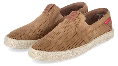 Image de Bugatti, chaussures espadrilles pour hommes, couleur marron, matière synthétique, taille : 40