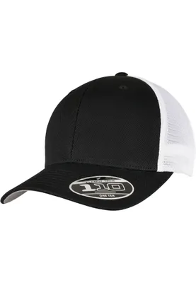 Produktbild von FLEXFIT 110MT | 110 Mesh 2-Tone Cap - Farbe: Black/White - Größe: One Size