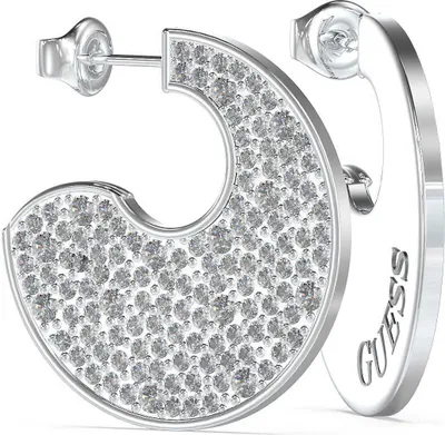 Immagine prodotto di Orecchini circolari Guess Silver Collection Blooming summer - donna