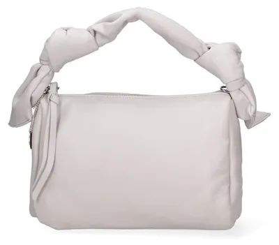 Immagine prodotto di Borsa a Spalla Donna Ecopelle con Zip e Tracolla Rimovibile Black B UNICA 26x20x11 cm