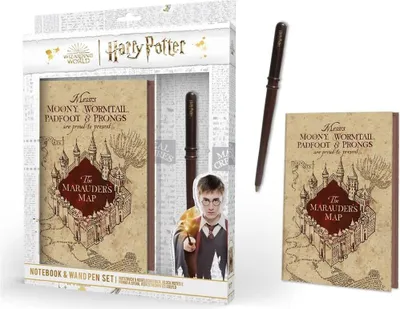 Immagine prodotto di Zestaw Notatnik i Pióro Wands - Harry Potter od Pyramid | Oficjalny Produkt